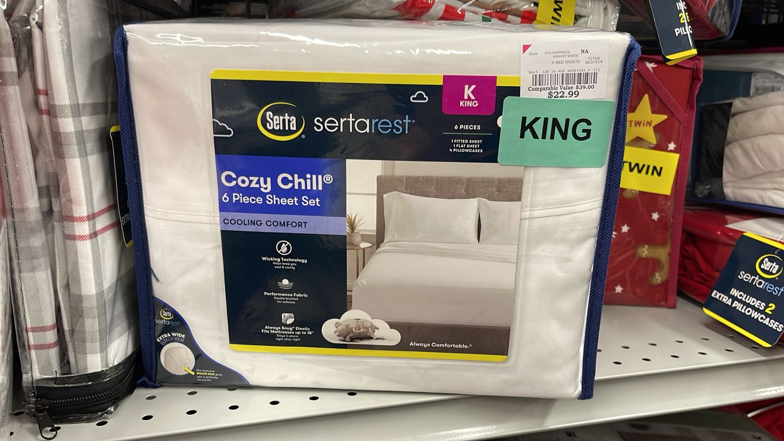 Set para Cama Blanco Tamaño King