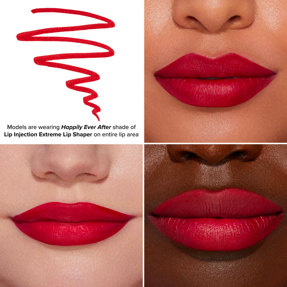 Lip Injection Red Lip Kit: Plumping Lip Liner & Lip Gloss Set