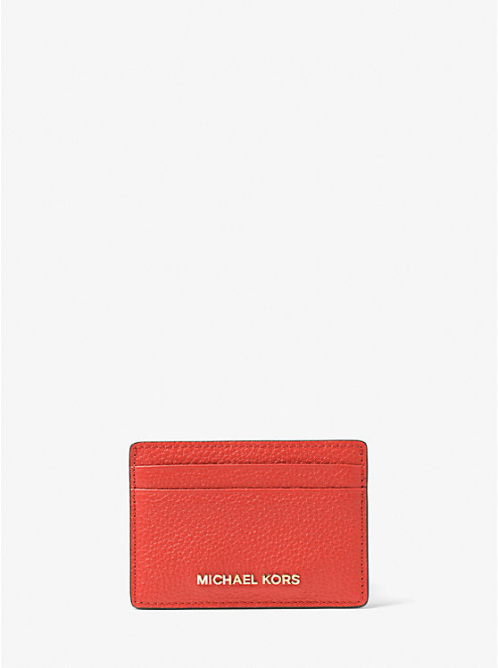 Pebbled Leather Card Case