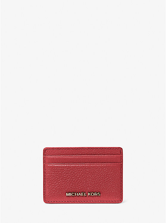 Pebbled Leather Card Case