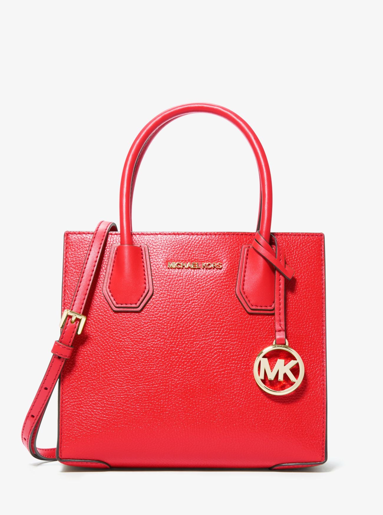 Michael Kors - Mercer Medium Pebbled Leather Crossbody Bag | Bolsa para Dama