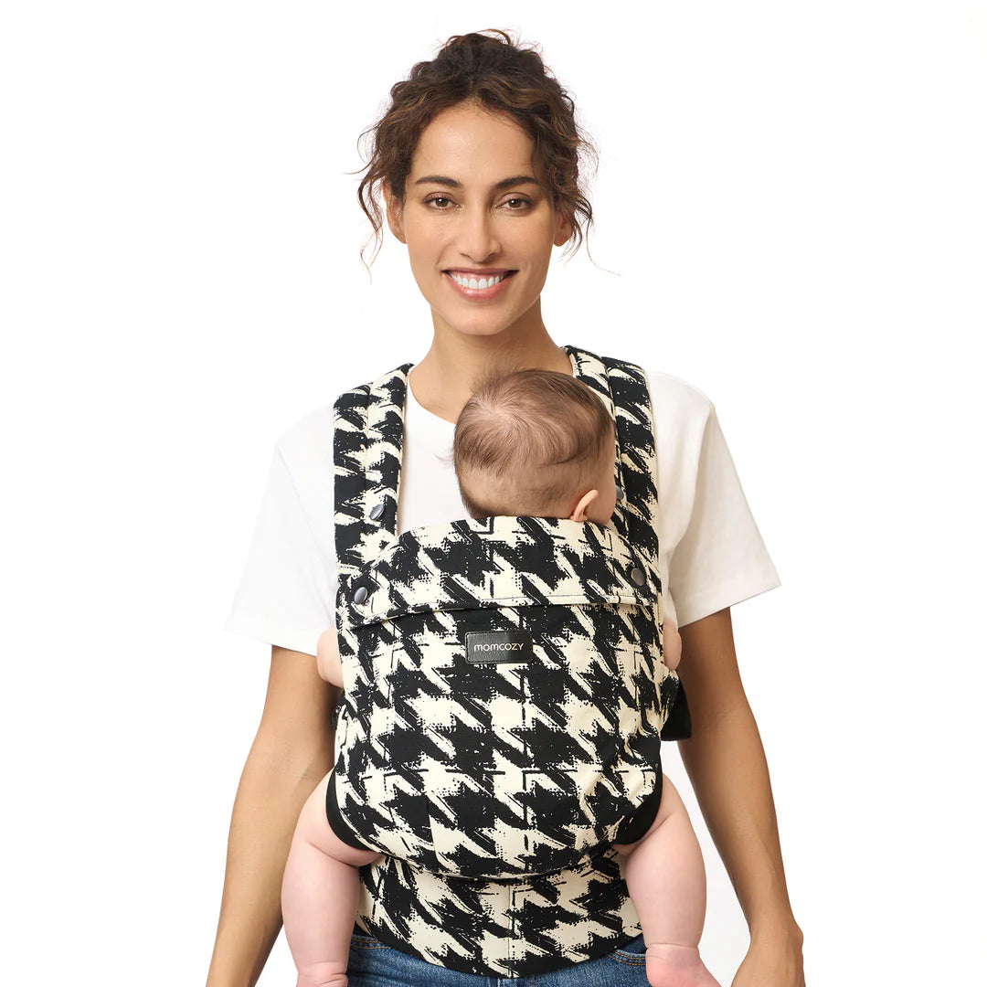 Ergonomic,Cozy and Lightweight - Baby Carrier Newborn to Toddler - Cotton-Houndstooth