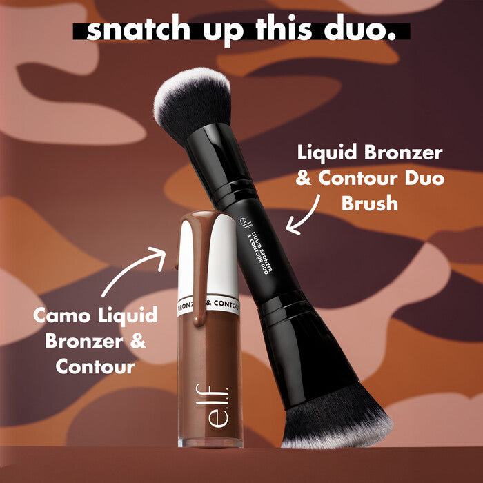 Liquid Bronzer & Contour Duo Brush