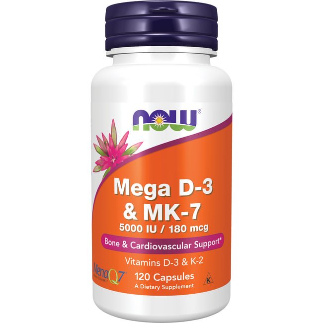 Now - Mega D-3 & MK-7 | Suplemento Alimenticio
