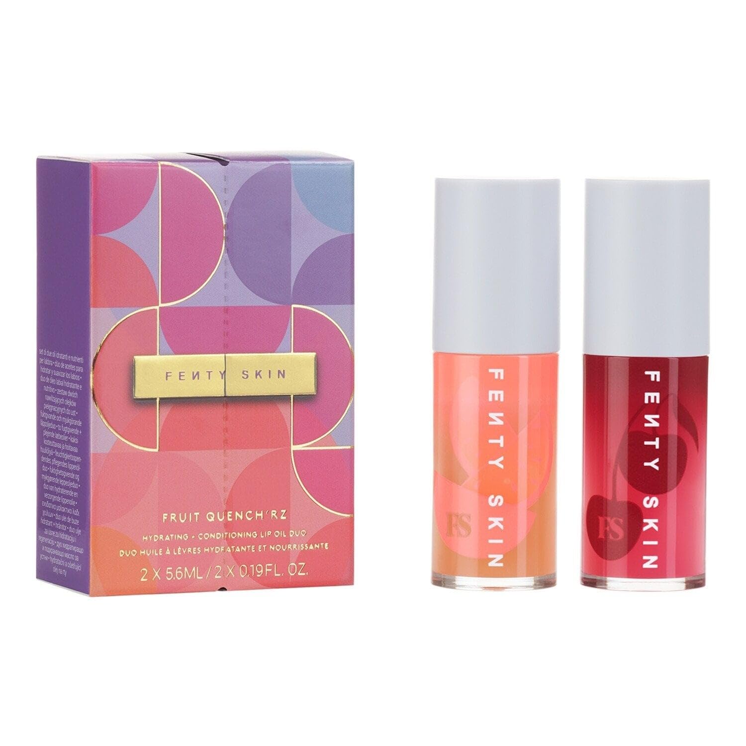 FRUIT QUENCH'RZ HYDRATING + CONDITIONING LIP OIL DUO