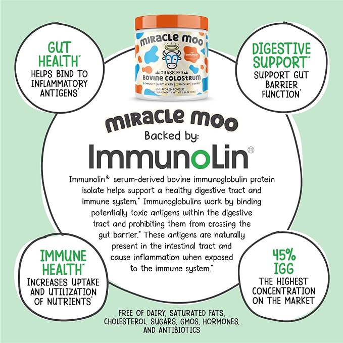 Suplemento Miracle Moo Apoya el sistema Inmunológico y Digestivo Mejora la  Piel, Cabello, Uñas y Humor