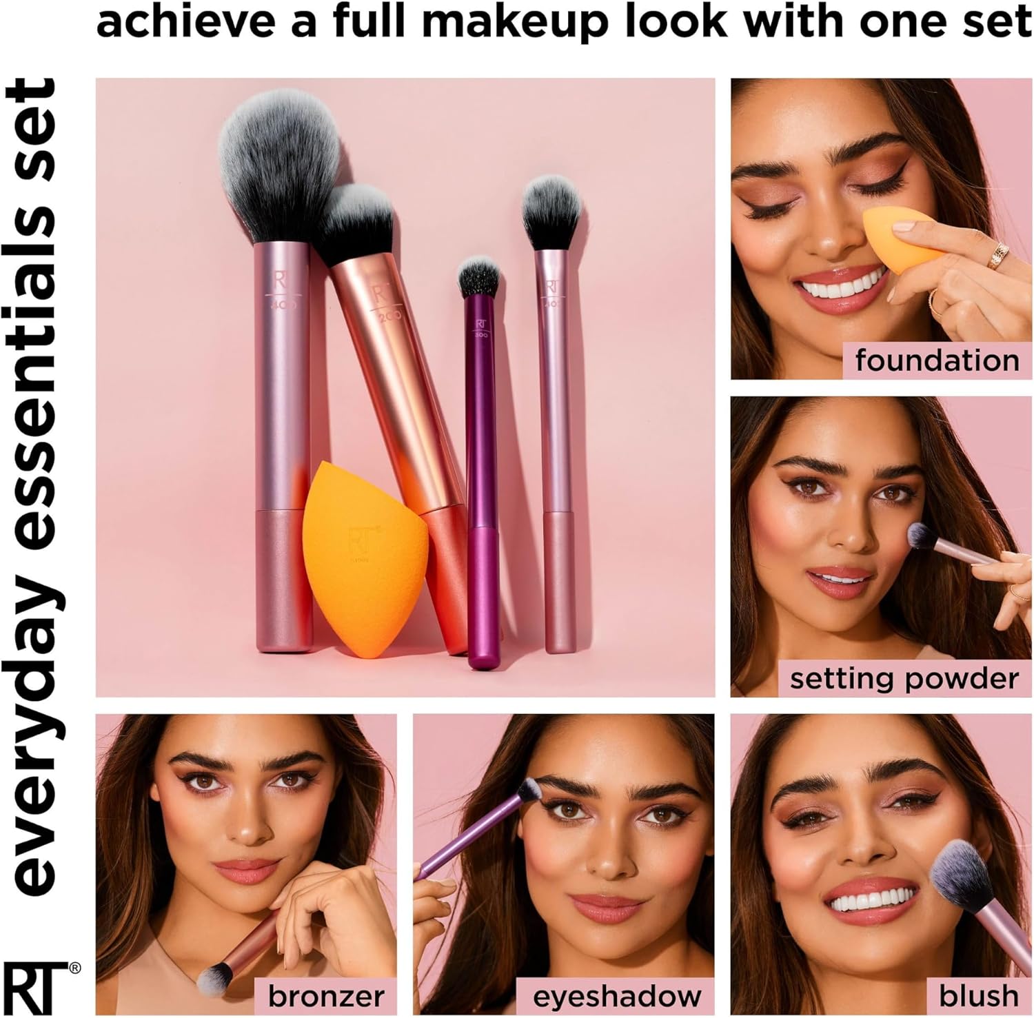 Set de Brochas Everyday Essentials Makeup Brush Set