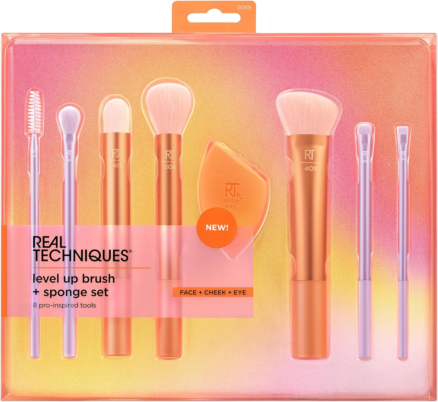 Set de Brochas Level Up Brush + Sponge Set