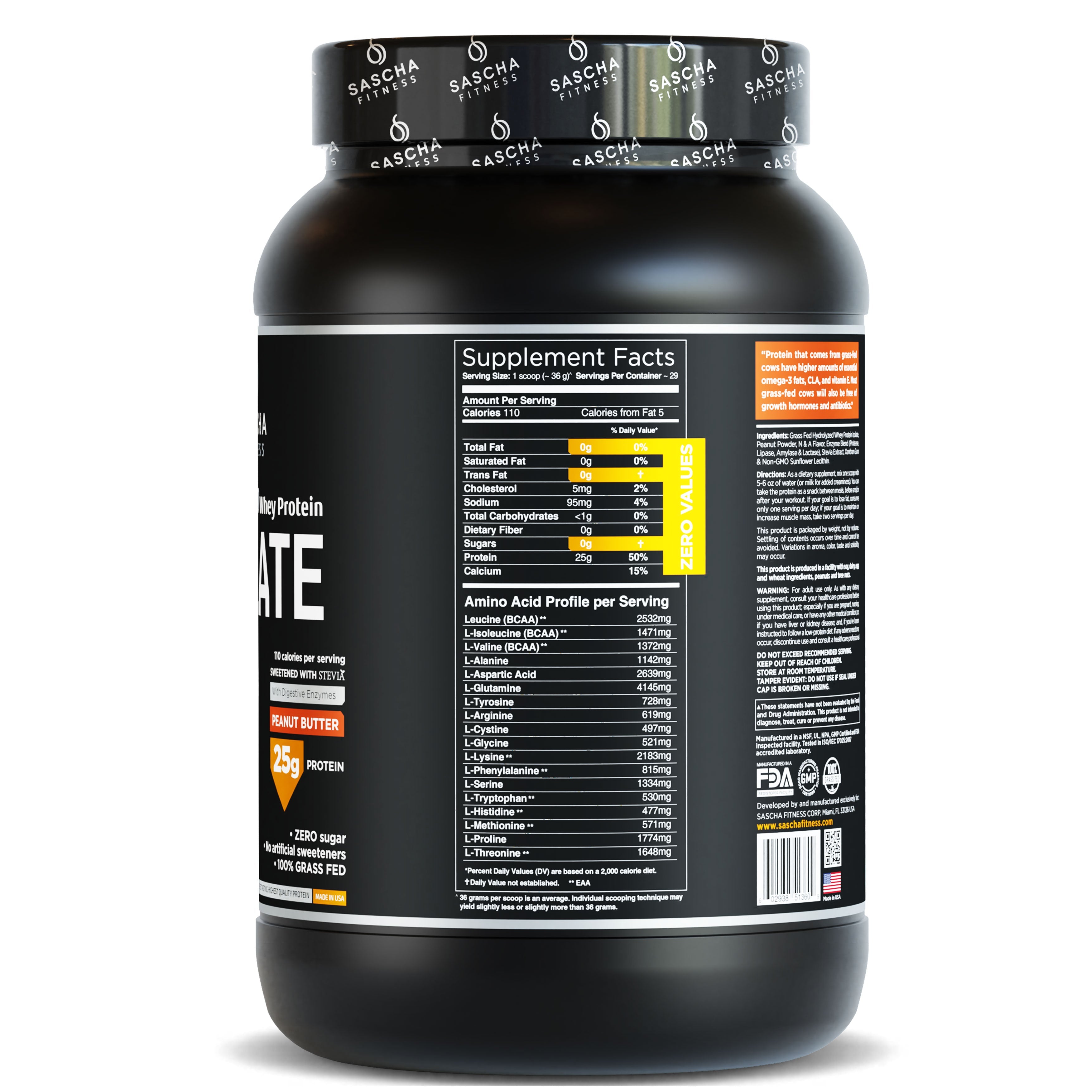 Hydrolyzed Whey Protein Isolate Peanut Butter