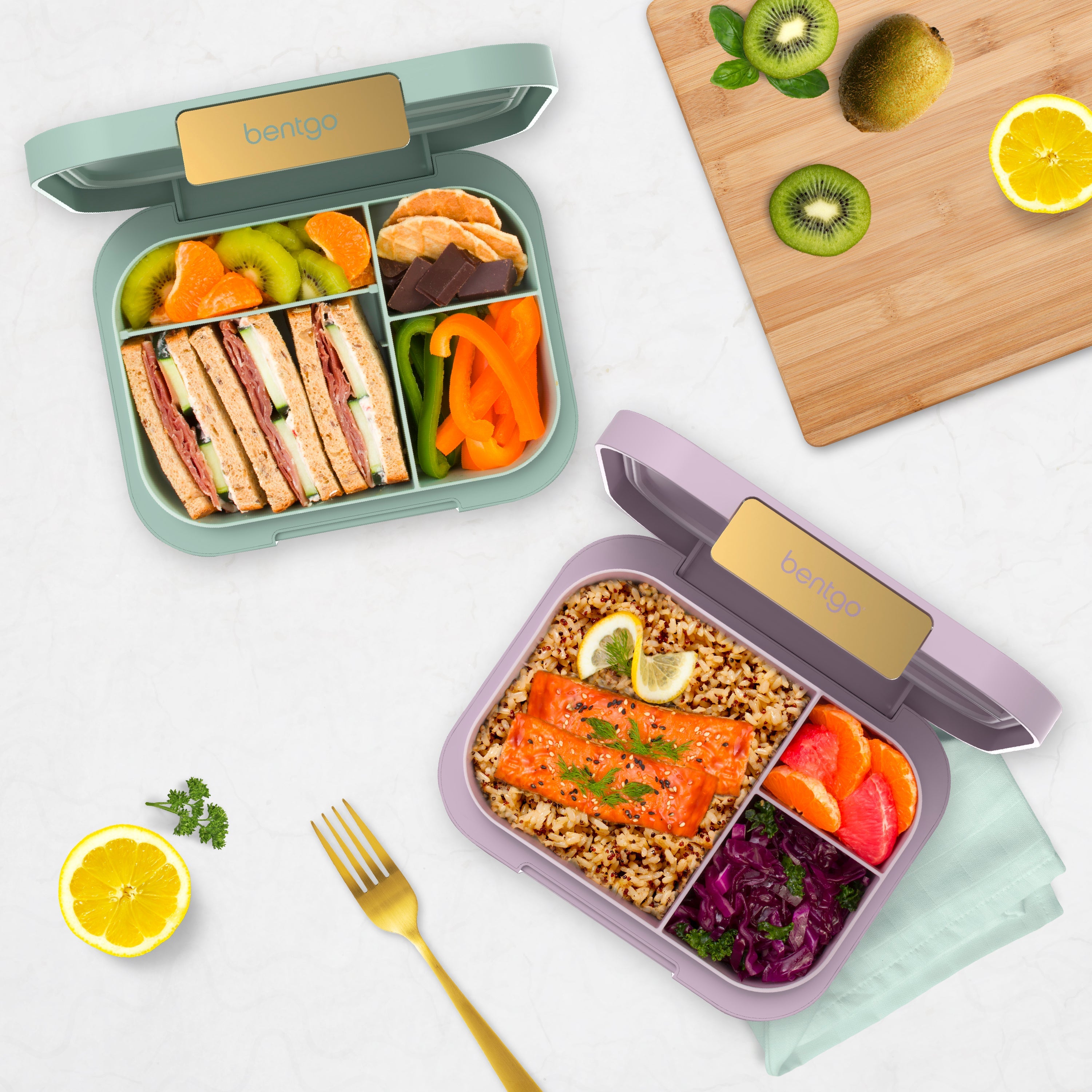 Lonchera Bentgo Modern Lunch Box Adultos - Verde Claro I Oechsle - Oechsle