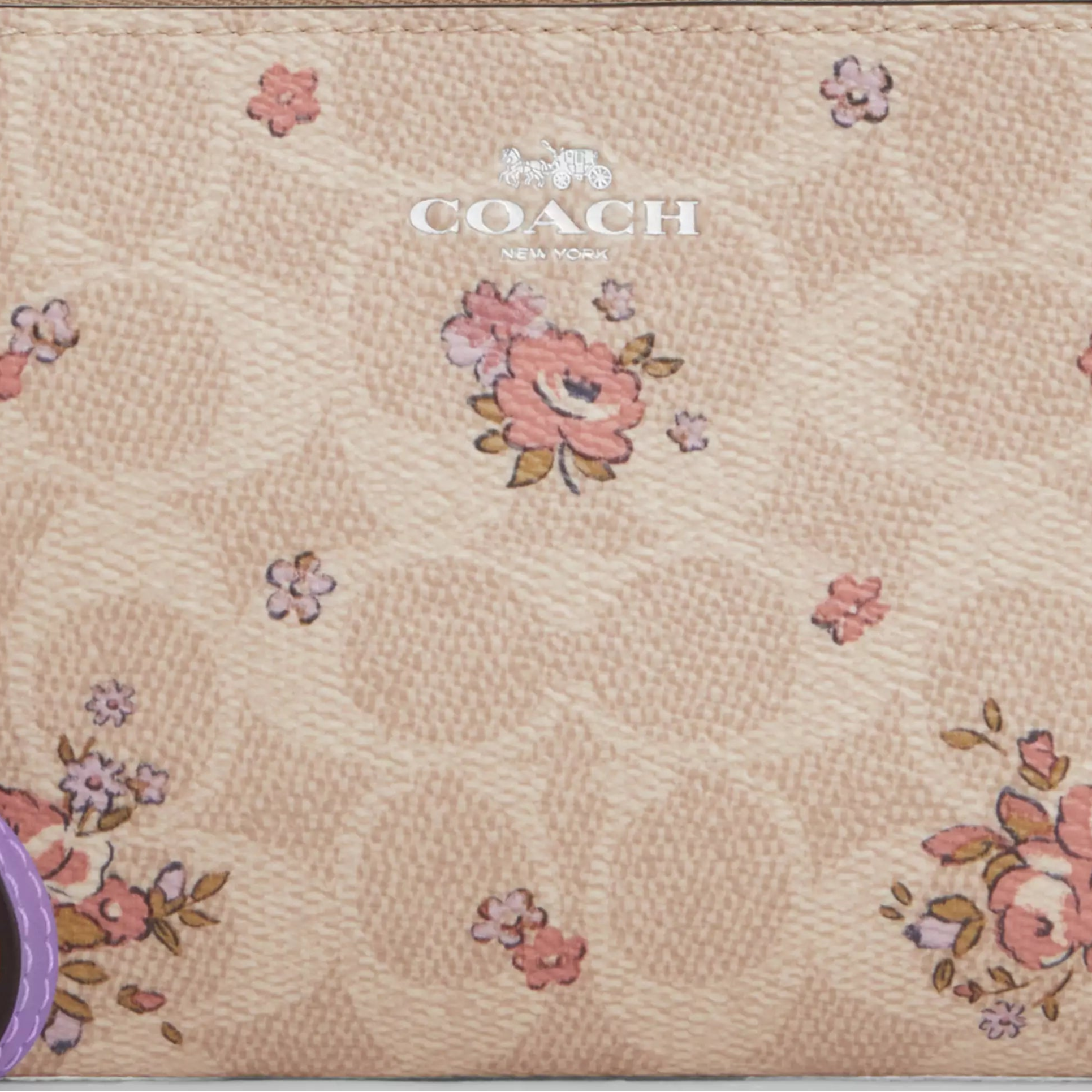 Corner Zip Wristlet In Signature Canvas