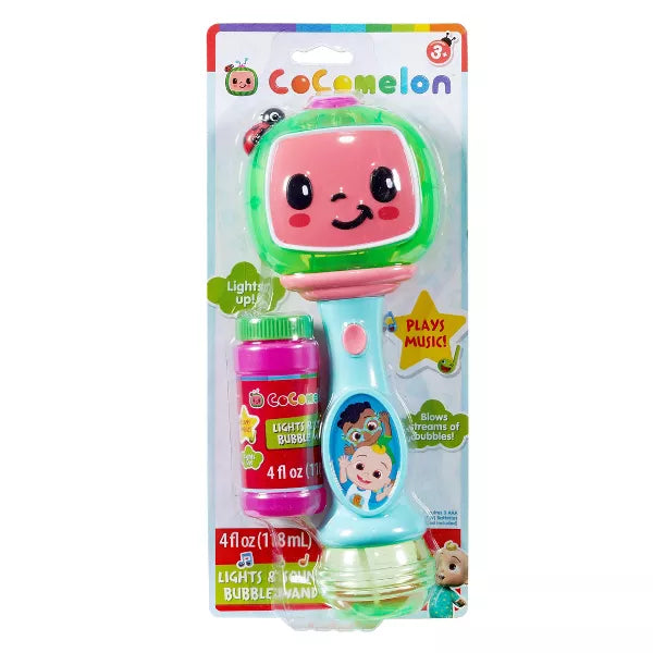 Cocomelon Lights and Sounds Bubble Wand