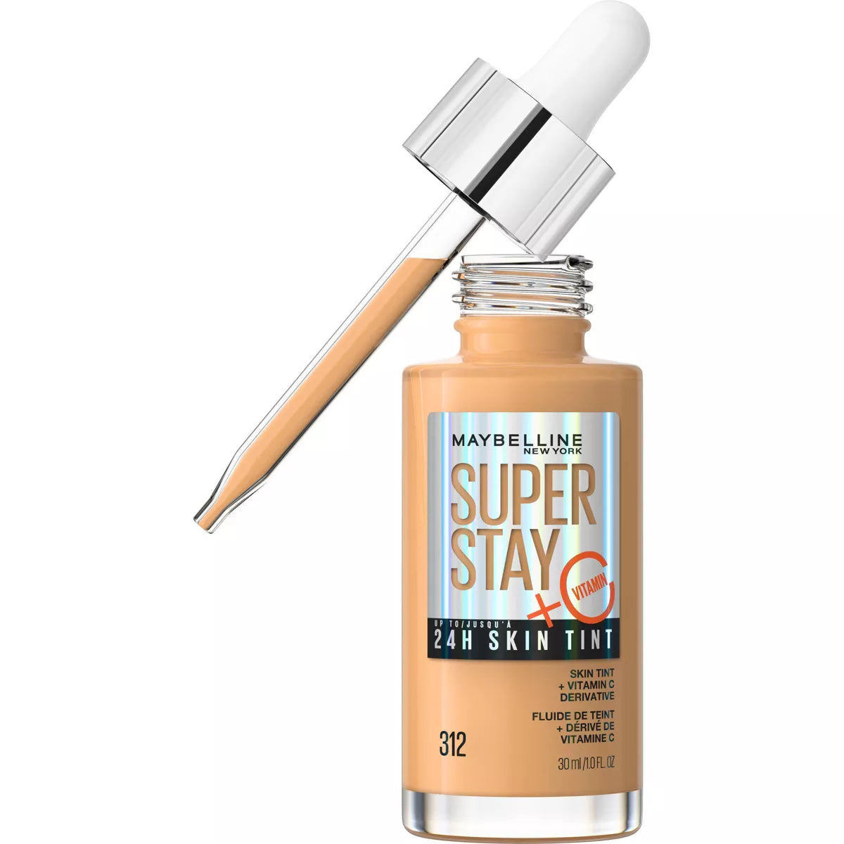 Maybelline - Super Stay 24HR Skin Tint Foundation with Vitamin C | Base de Maquillaje