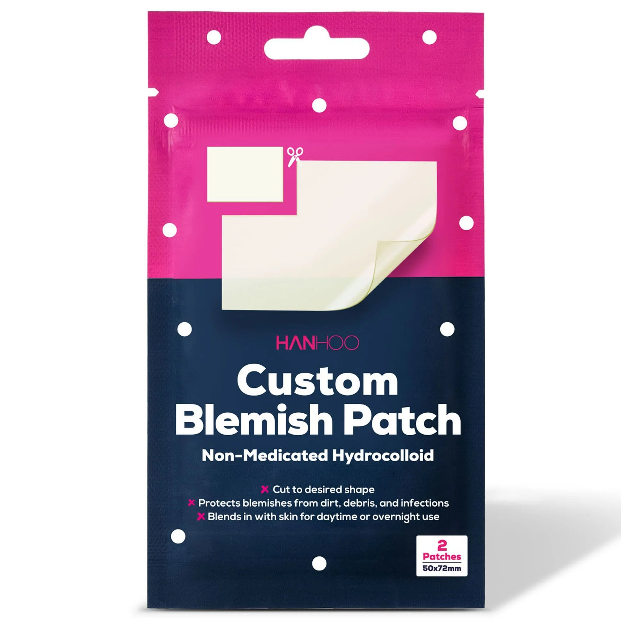 Custom Blemish Patch with Hydrocolloid 2 pz