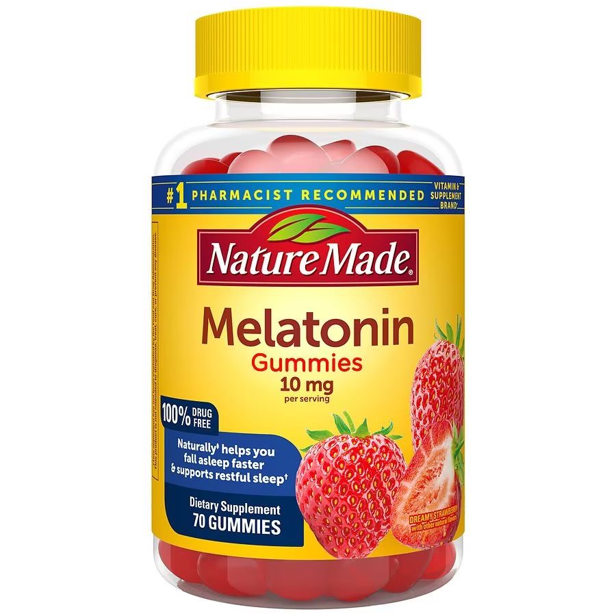 Nature Made - Melatonin 10 mg Gummies Strawberry | Gomas Para Dormir