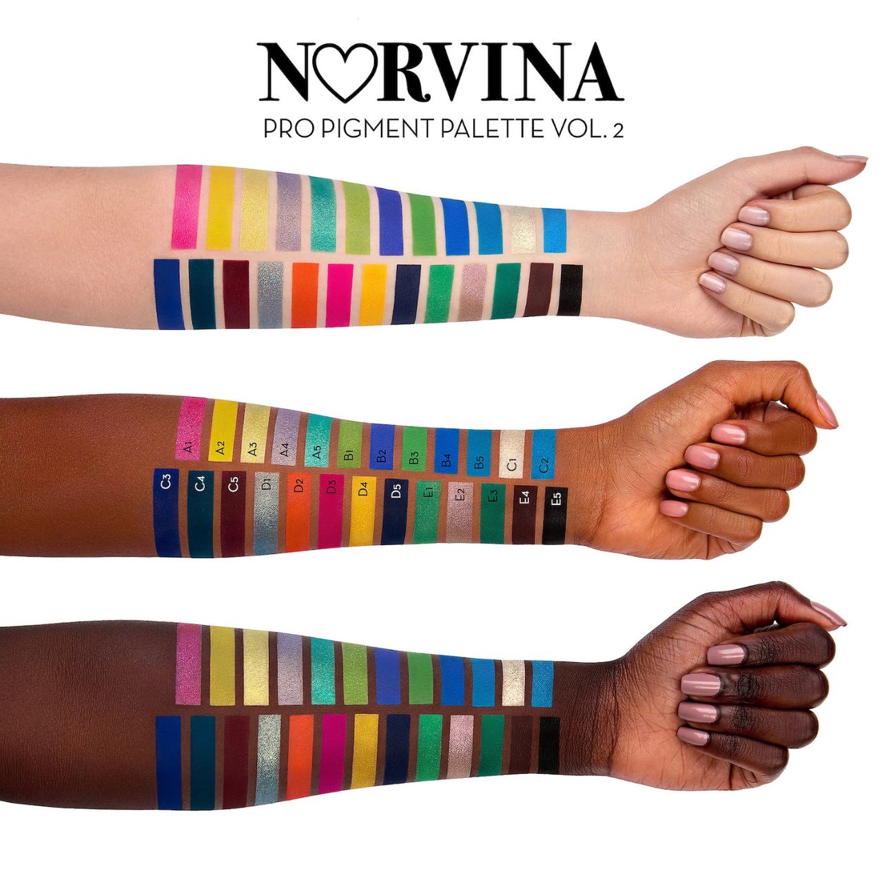 Norvina Pro Pigment Palette Vol. 2