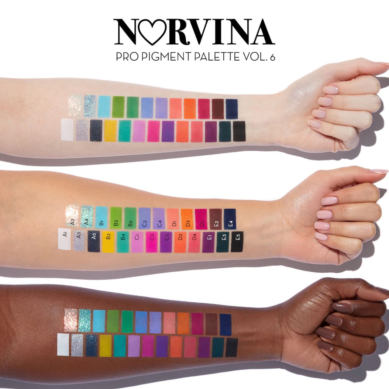 Norvina Pro Pigment Palette Vol. 6