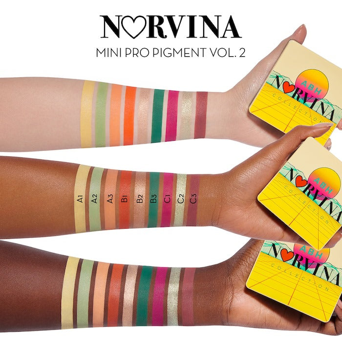 Norvina Mini Pro Pigment Palette Vol. 2 for Face & Body