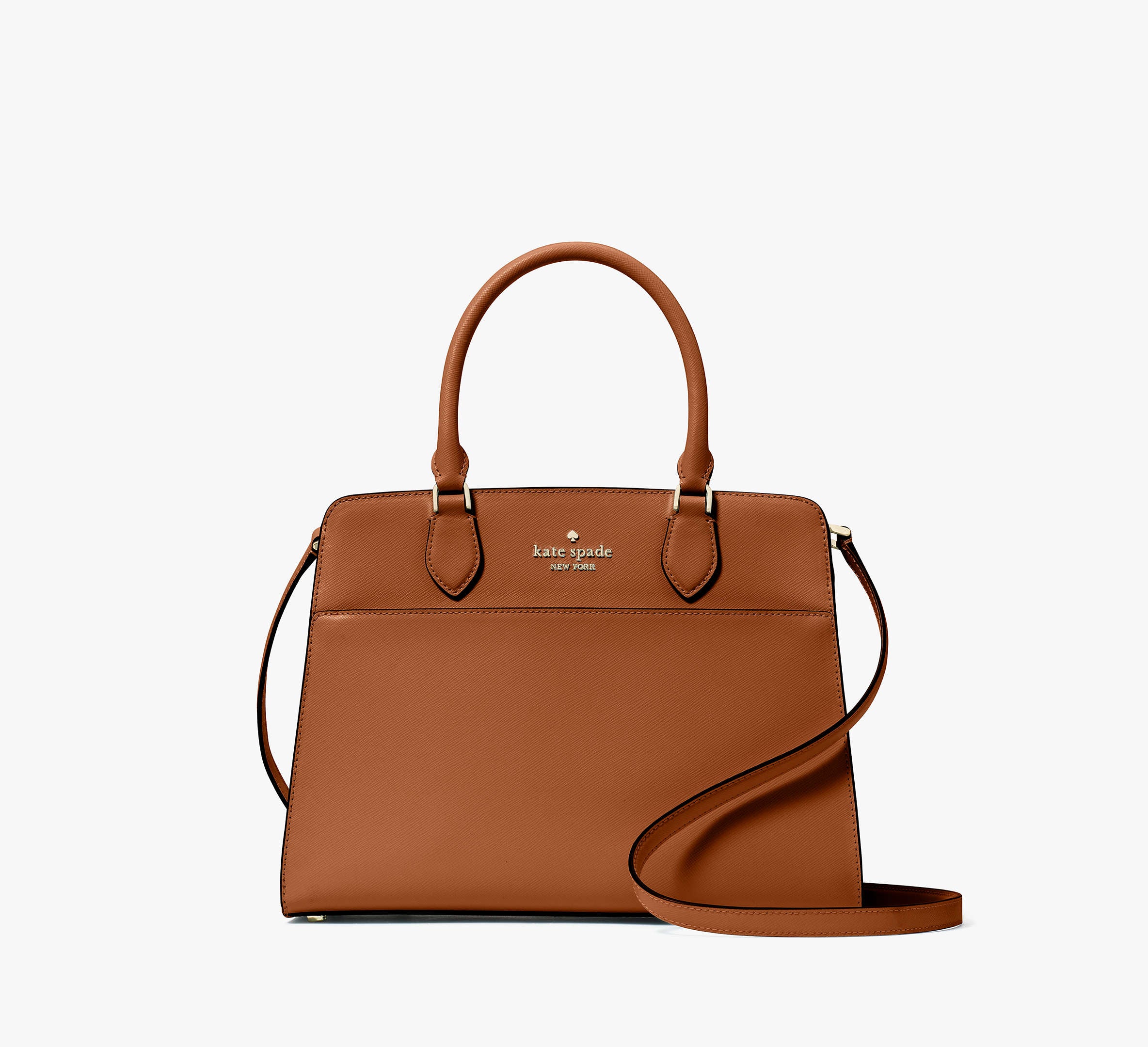 Madison Saffiano Leather Medium Satchel