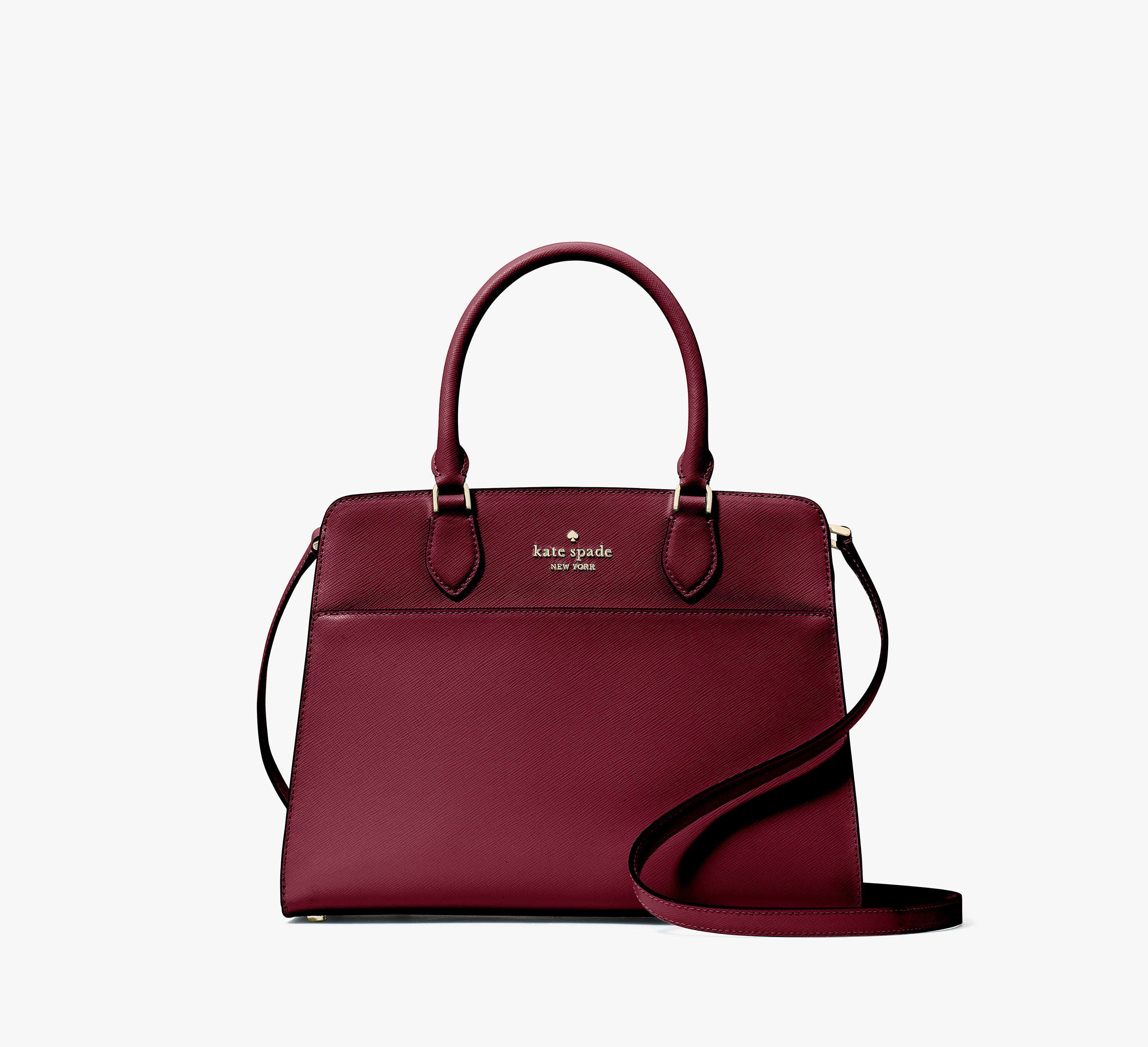 Madison Saffiano Leather Medium Satchel