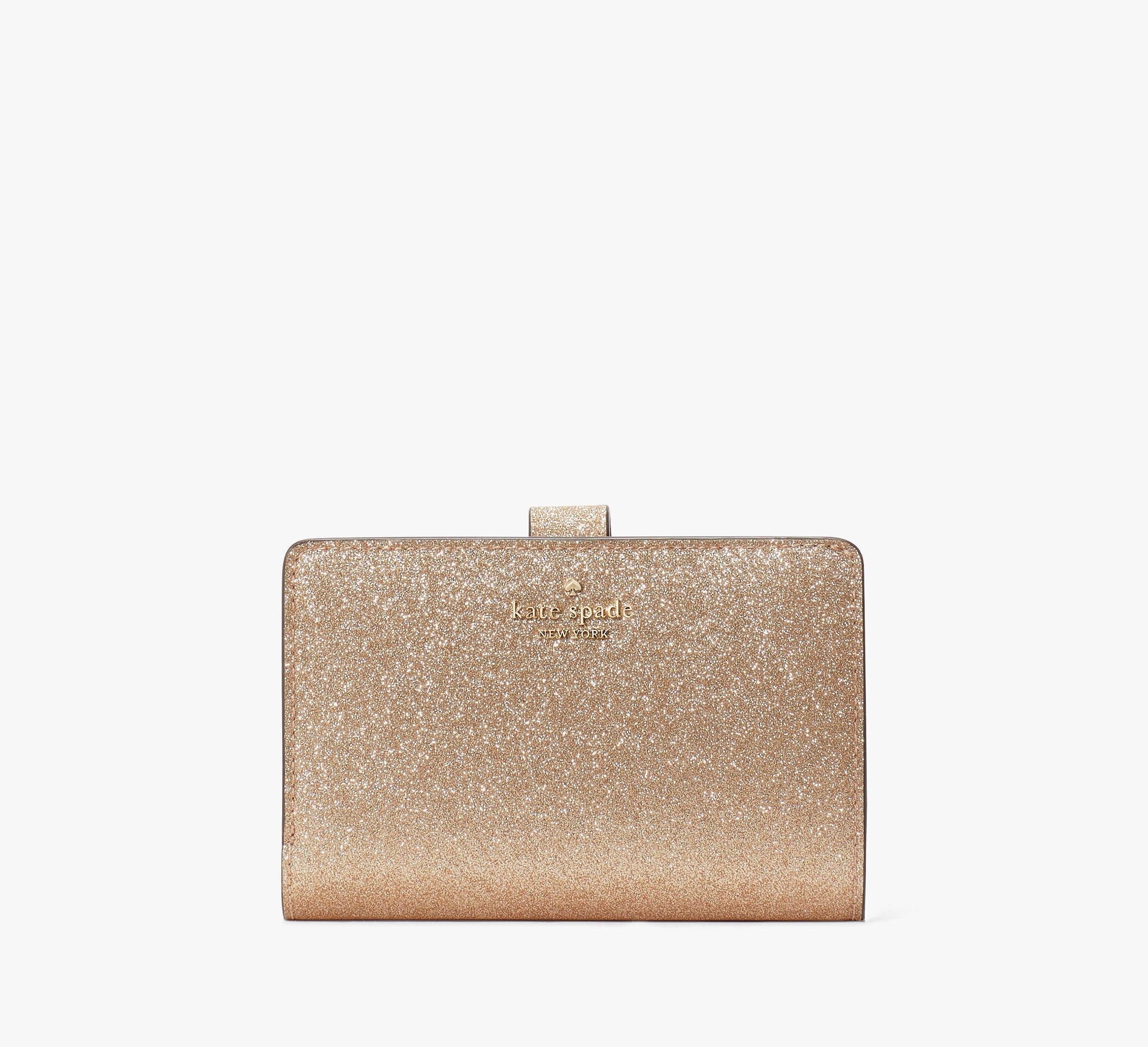 Glimmer Glitter Medium Compact Bifold Wallet