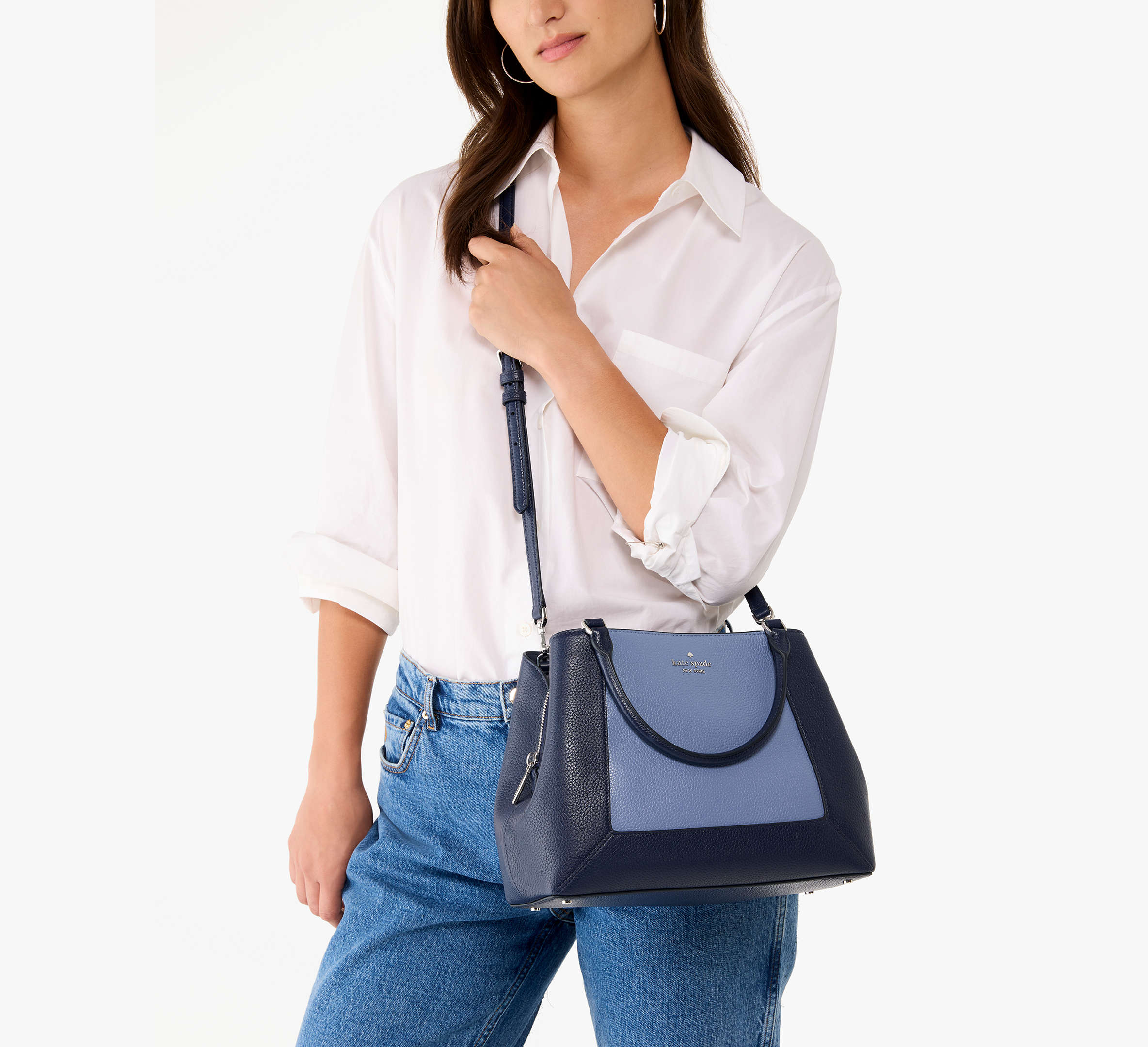 Lena Colorblock Satchel