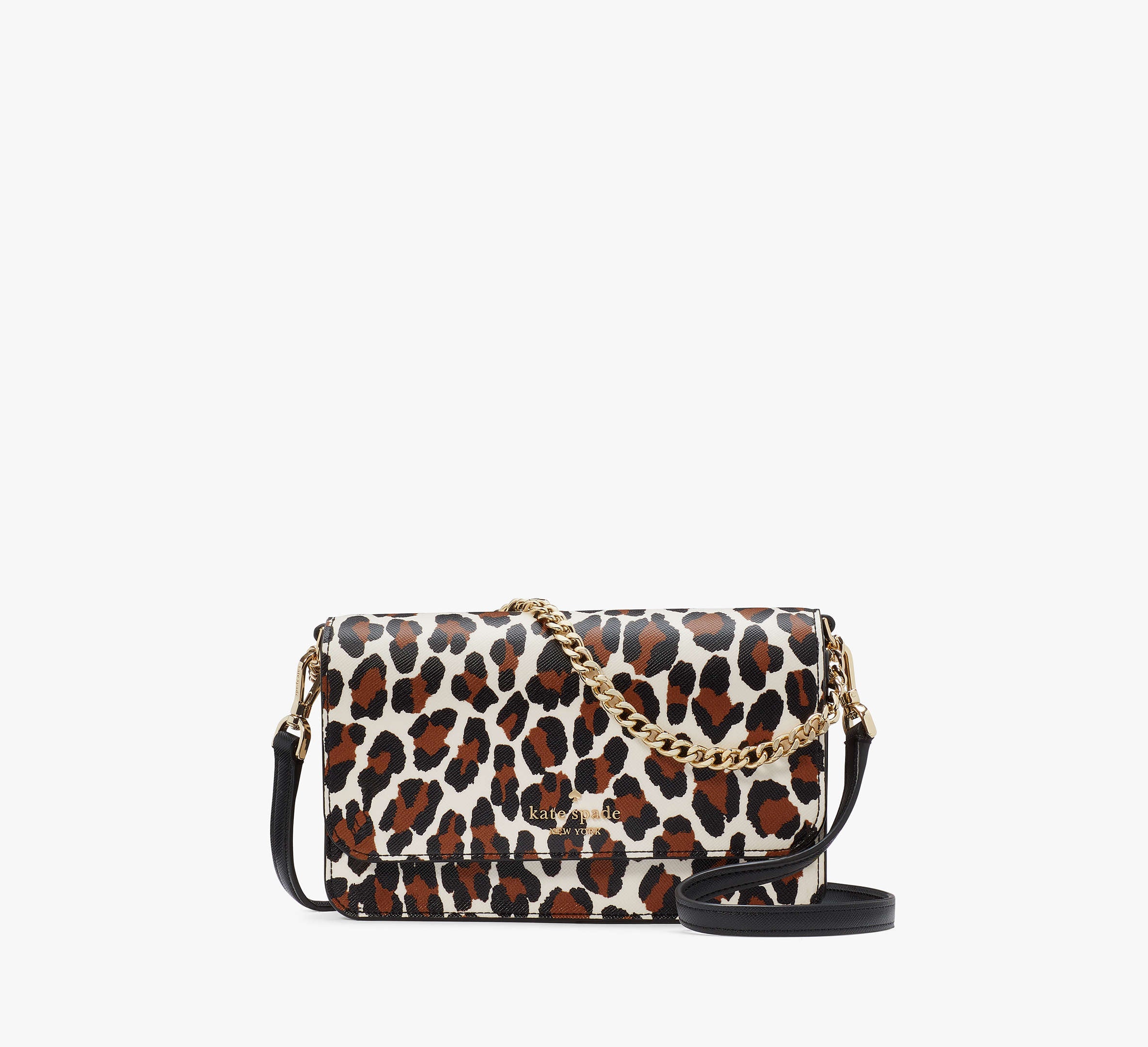 Madison Spotted Leopard Willow Mini Flap Crossbody