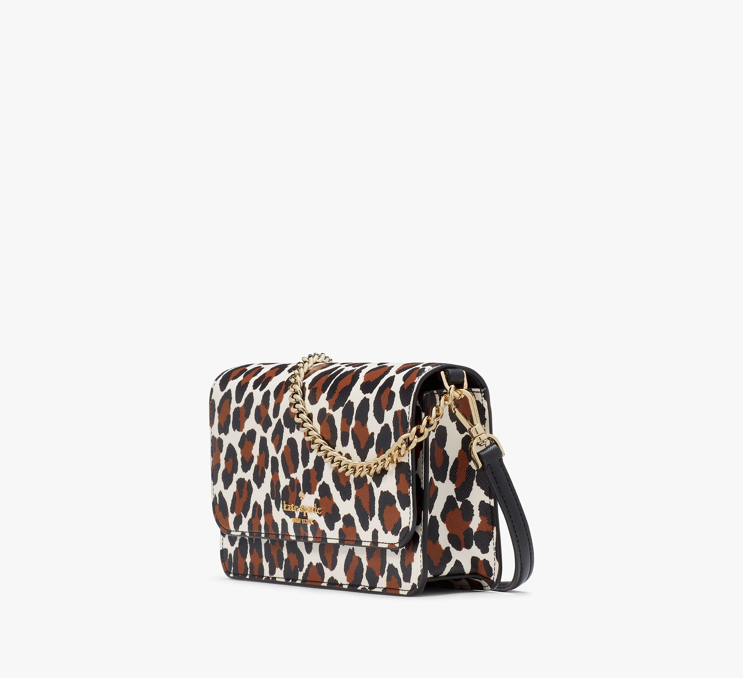 Madison Spotted Leopard Willow Mini Flap Crossbody