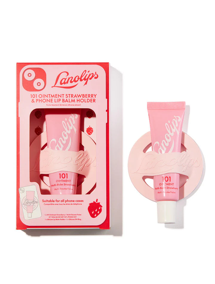 101 Ointment Strawberry & Phone Lip Balm Holder