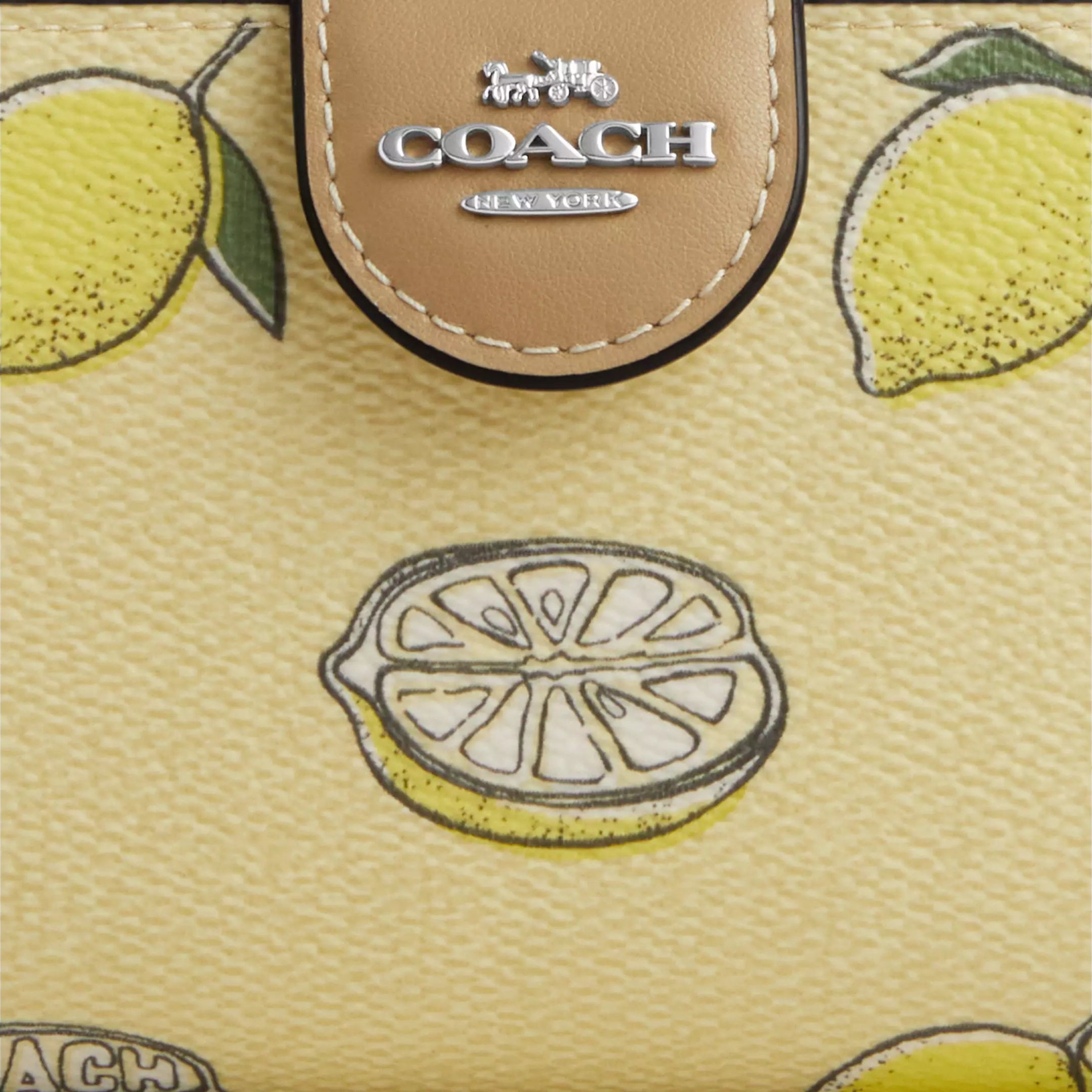 Medium Corner Zip Wallet In Signature Canvas