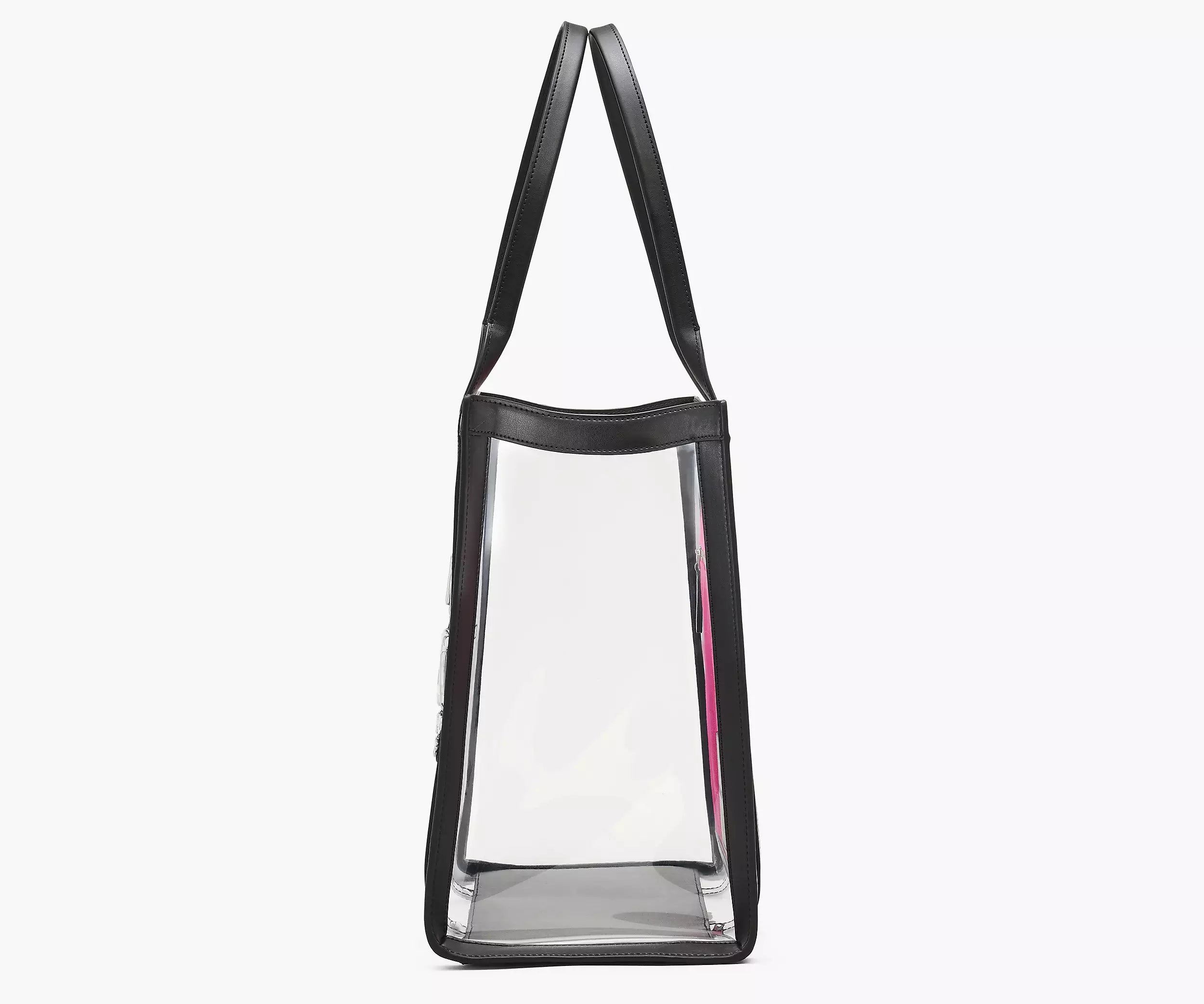 The Clear Large Tote Bag - Black