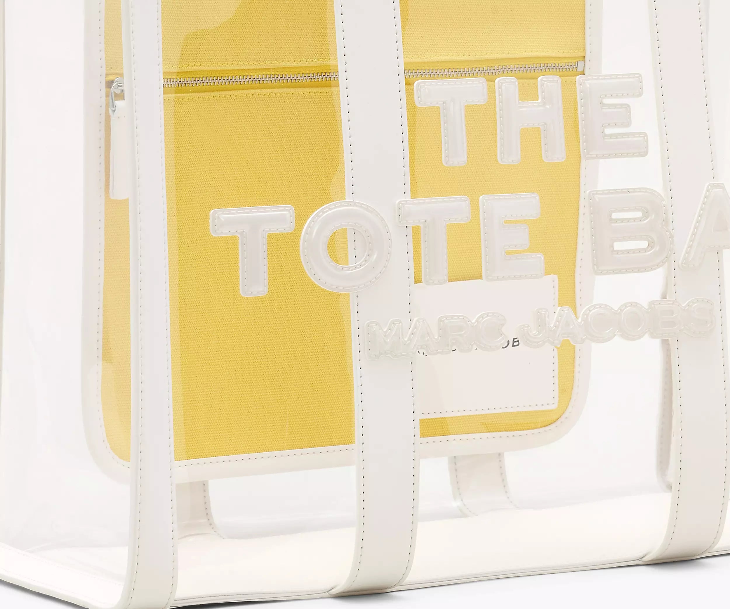 The Clear Large Tote Bag - White