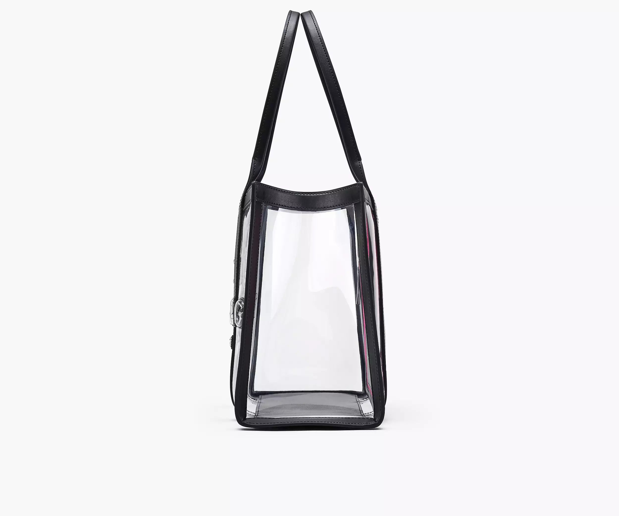 The Clear Medium Tote Bag - Black