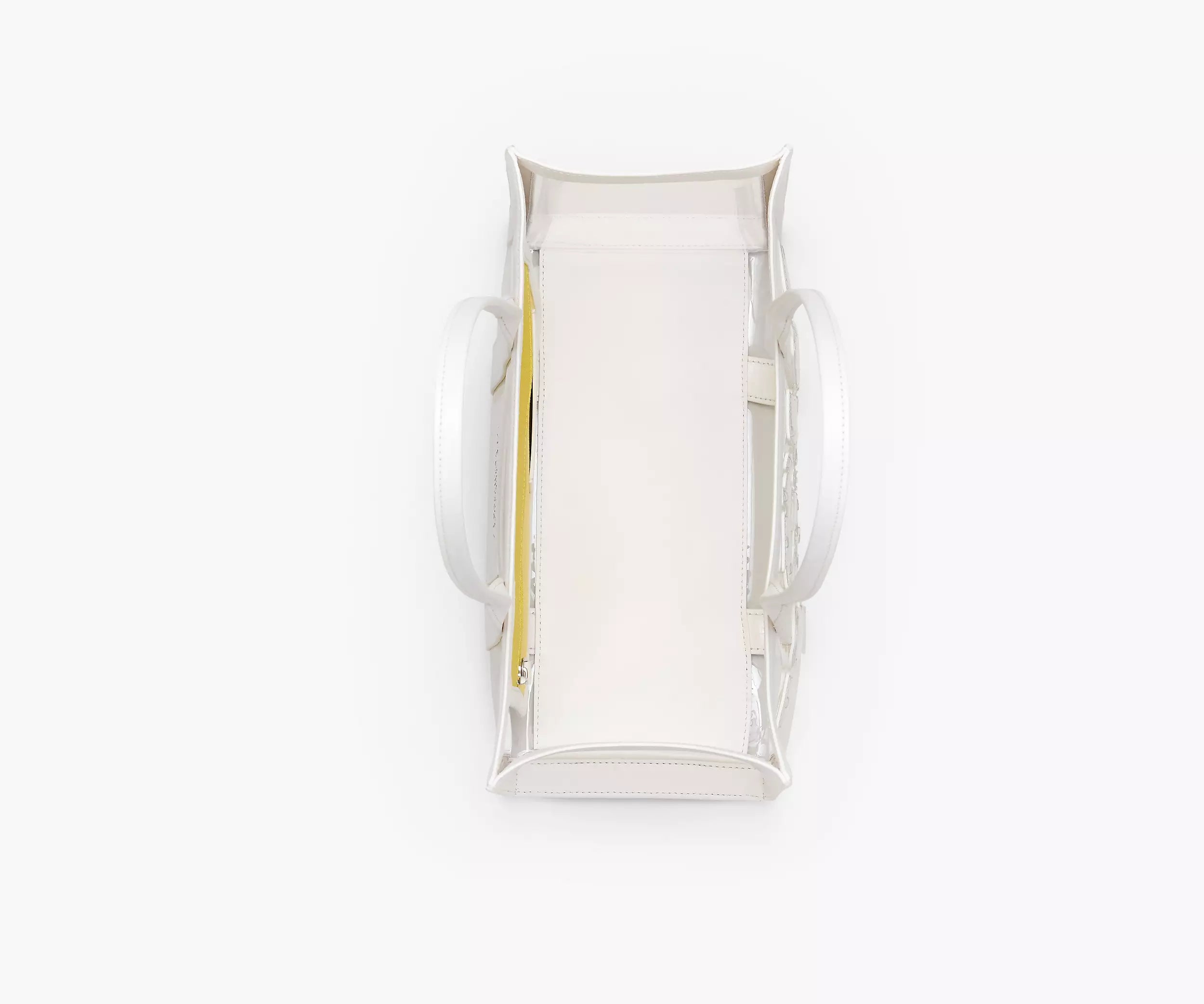 The Clear Medium Tote Bag - White