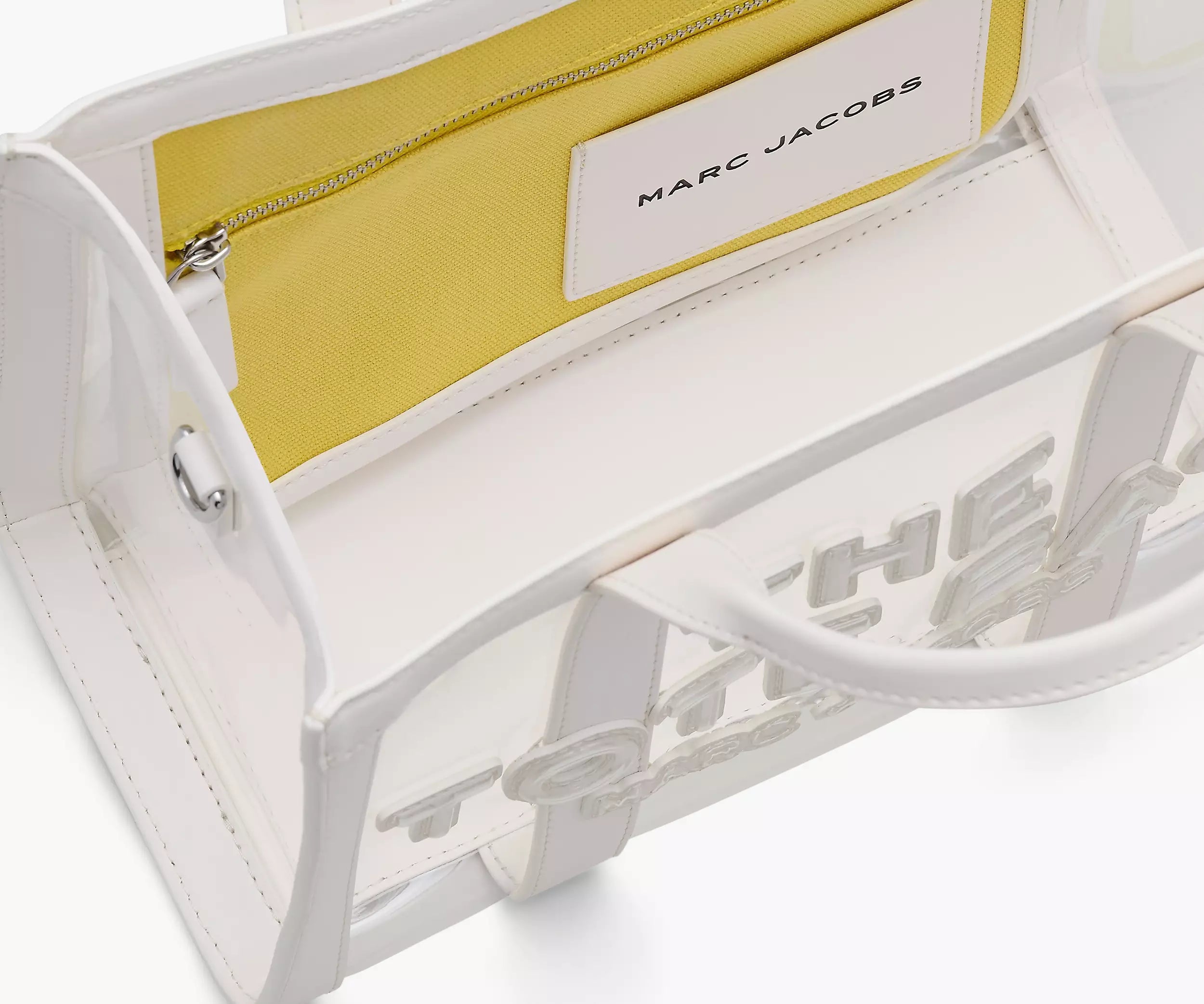 The Clear Small Tote Bag - White