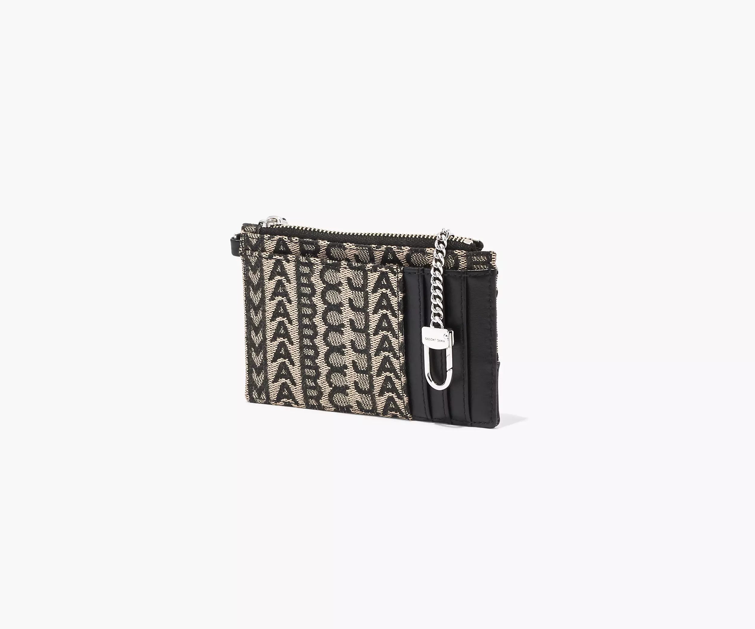 The Monogram Top Zip Wristlet