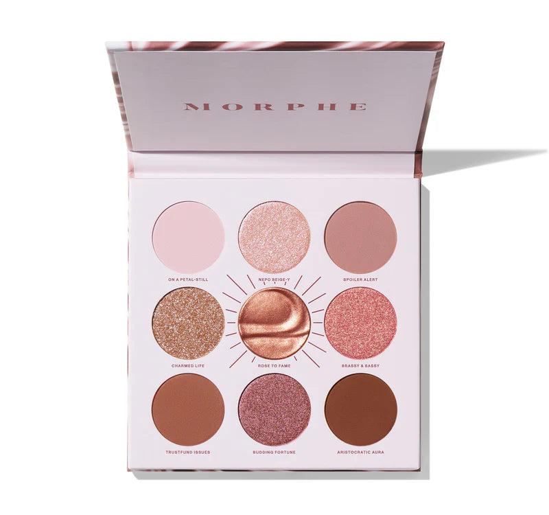 Morphe - Rich & Foiled Artistry Palette | Paleta de Sombras Maquillaje de Ojos