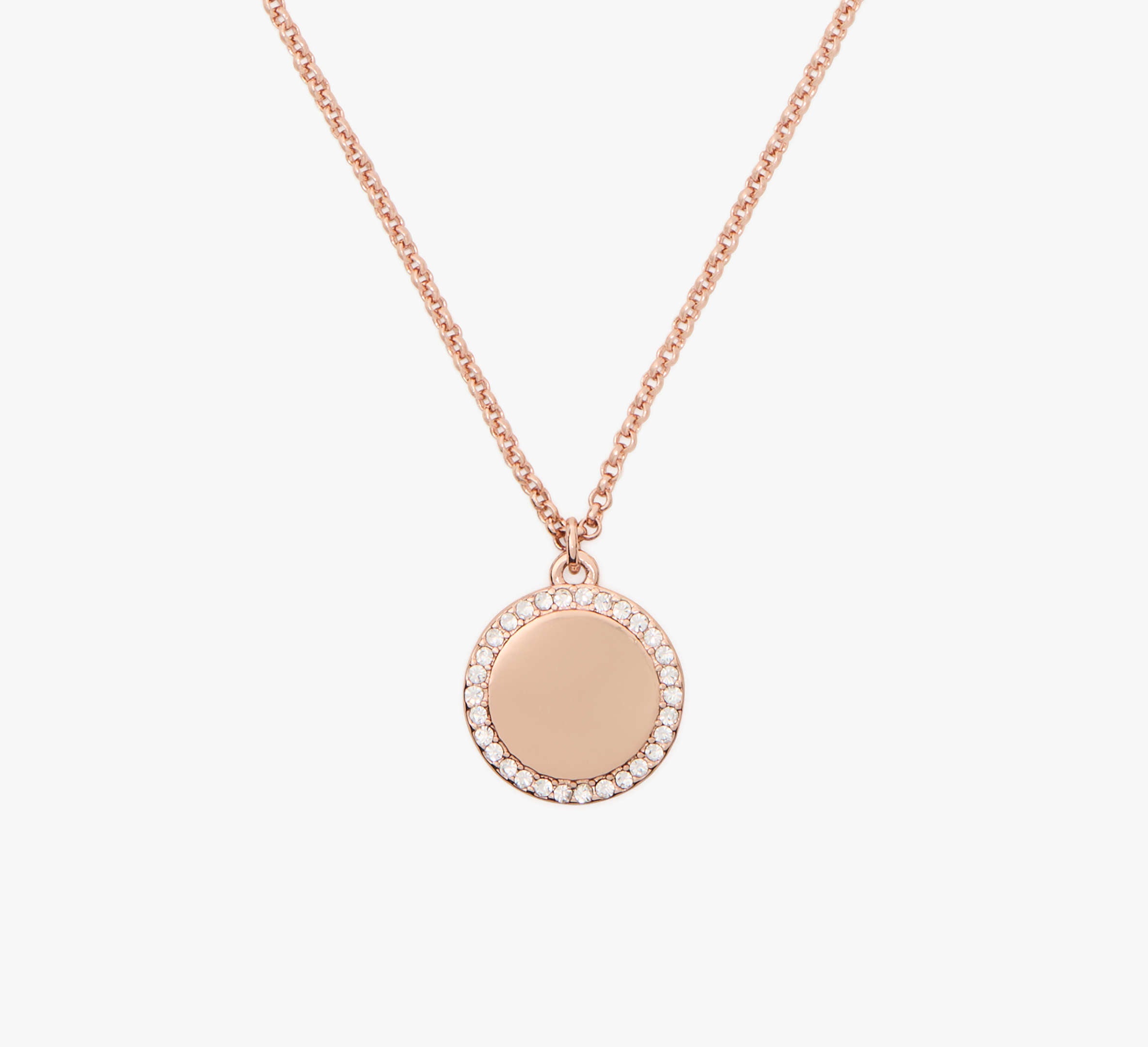 Spot The Spade Pave Charm Pendant Necklace