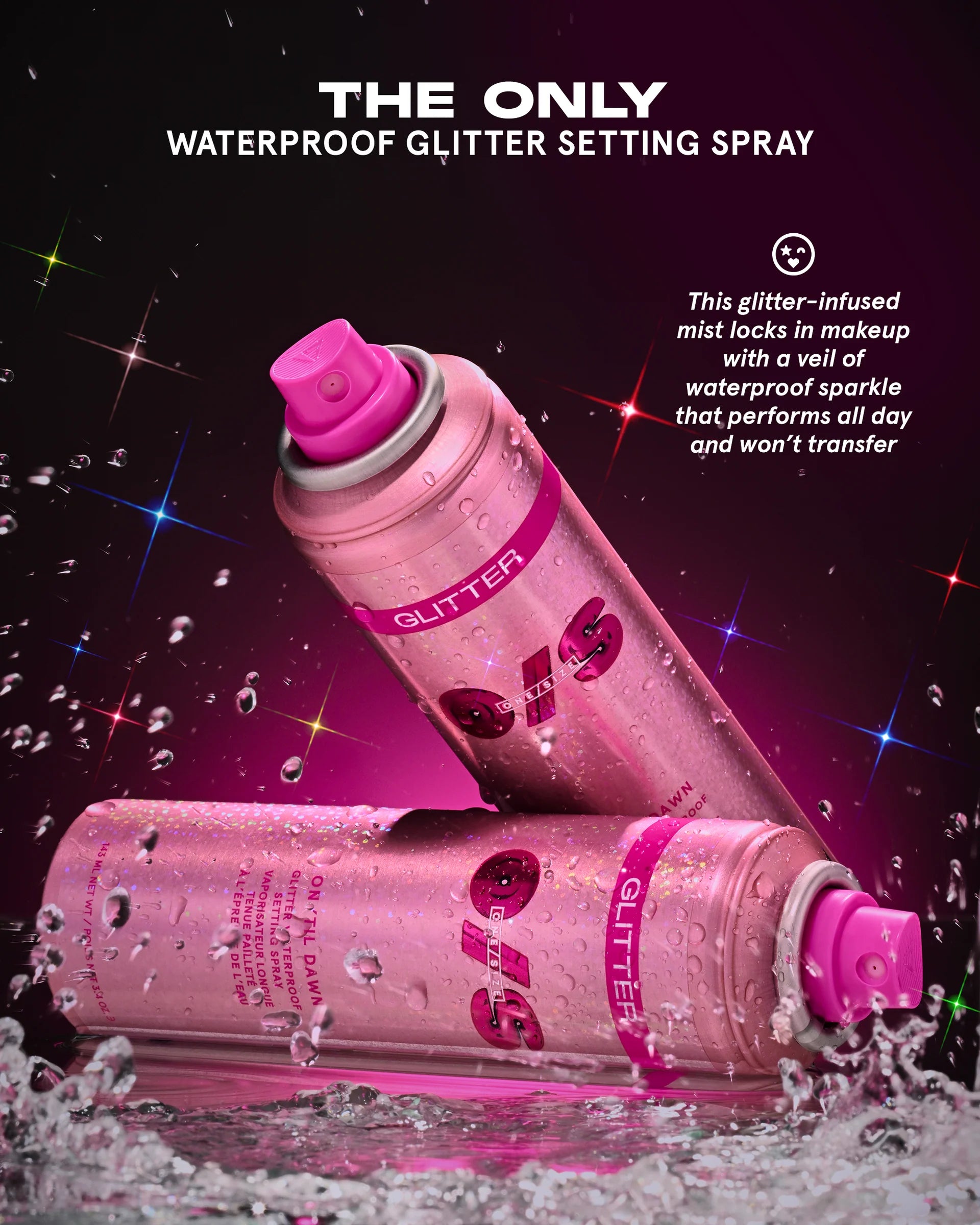 On Til Dawn Glitter Waterproof Setting Spray