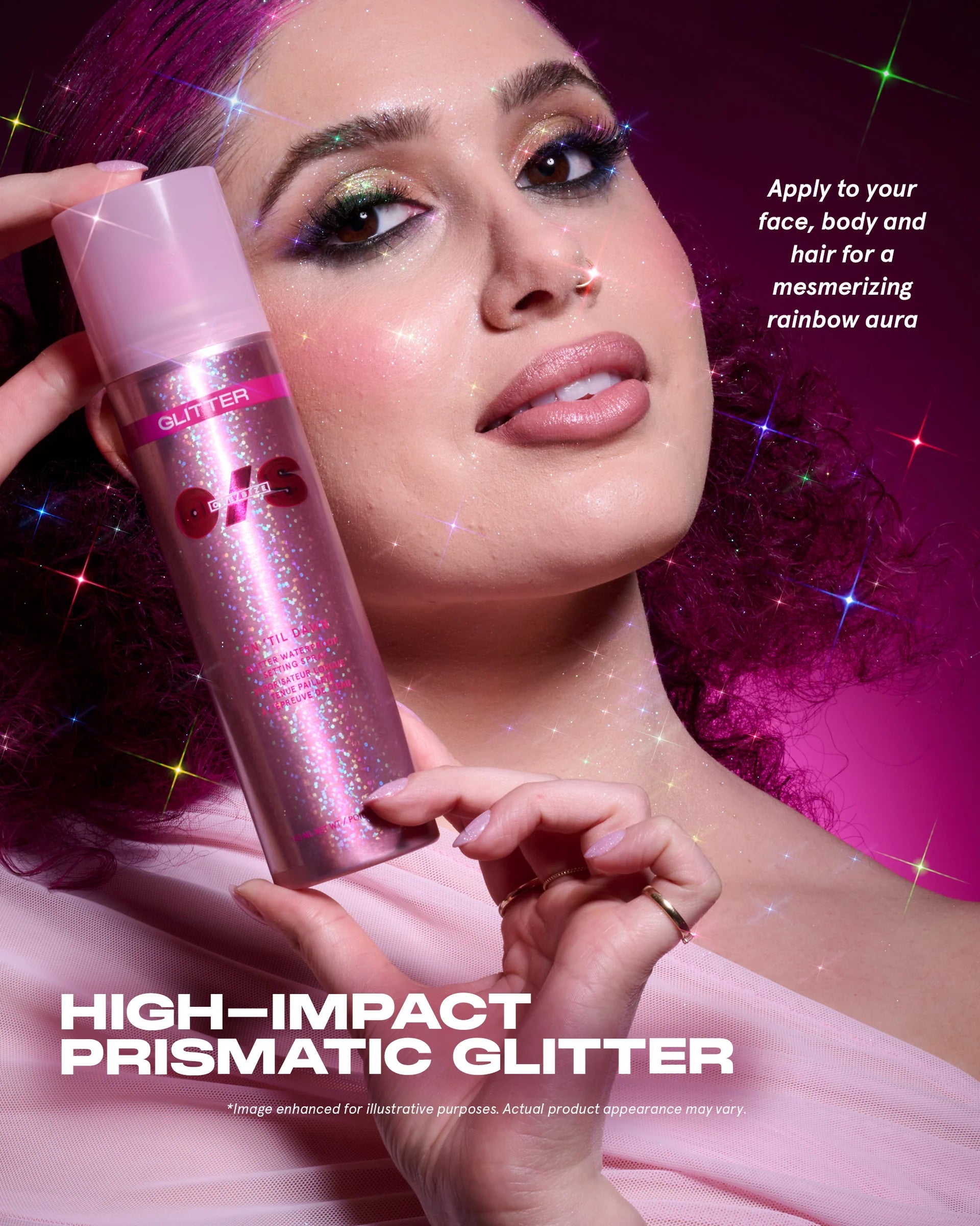 On Til Dawn Glitter Waterproof Setting Spray