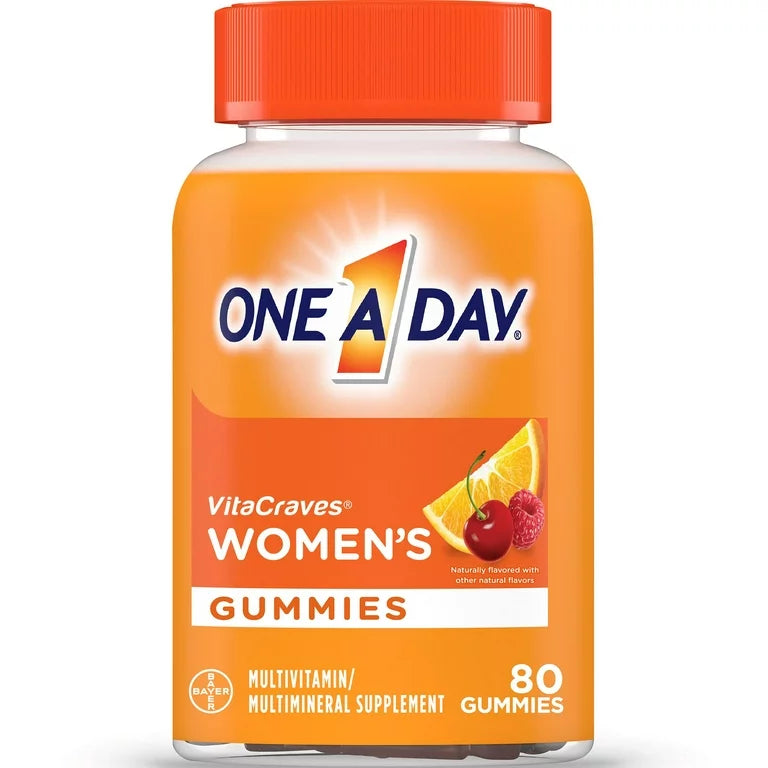 One A Day Women's Gummy Multivitamin 80 Ct