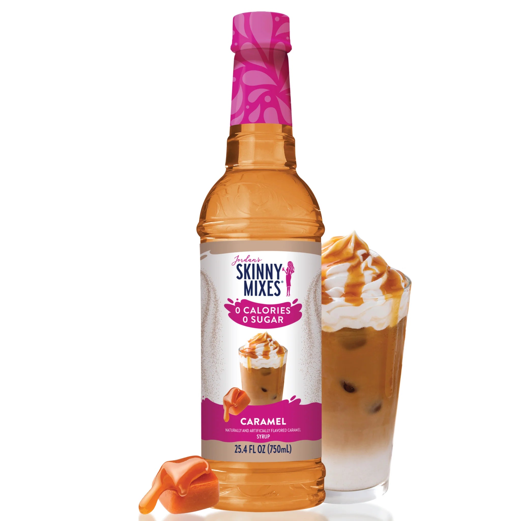 Skinny Mixes - Sugar Free Caramel Syrup | Jarabe - Dulzura Sin Culpa
