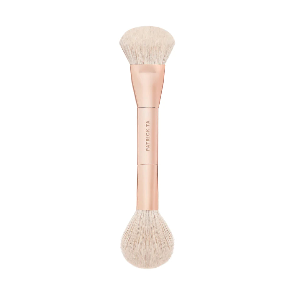 Patrick T.A - Dual Ended Blush Brush | Brocha de Maquillaje para Rubor