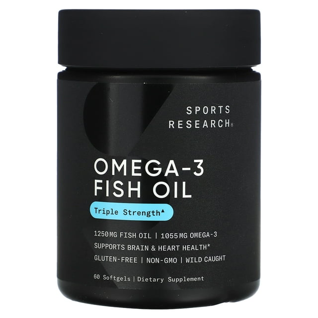 Sports Research Triple Strength Omega-3 Fish Oil
