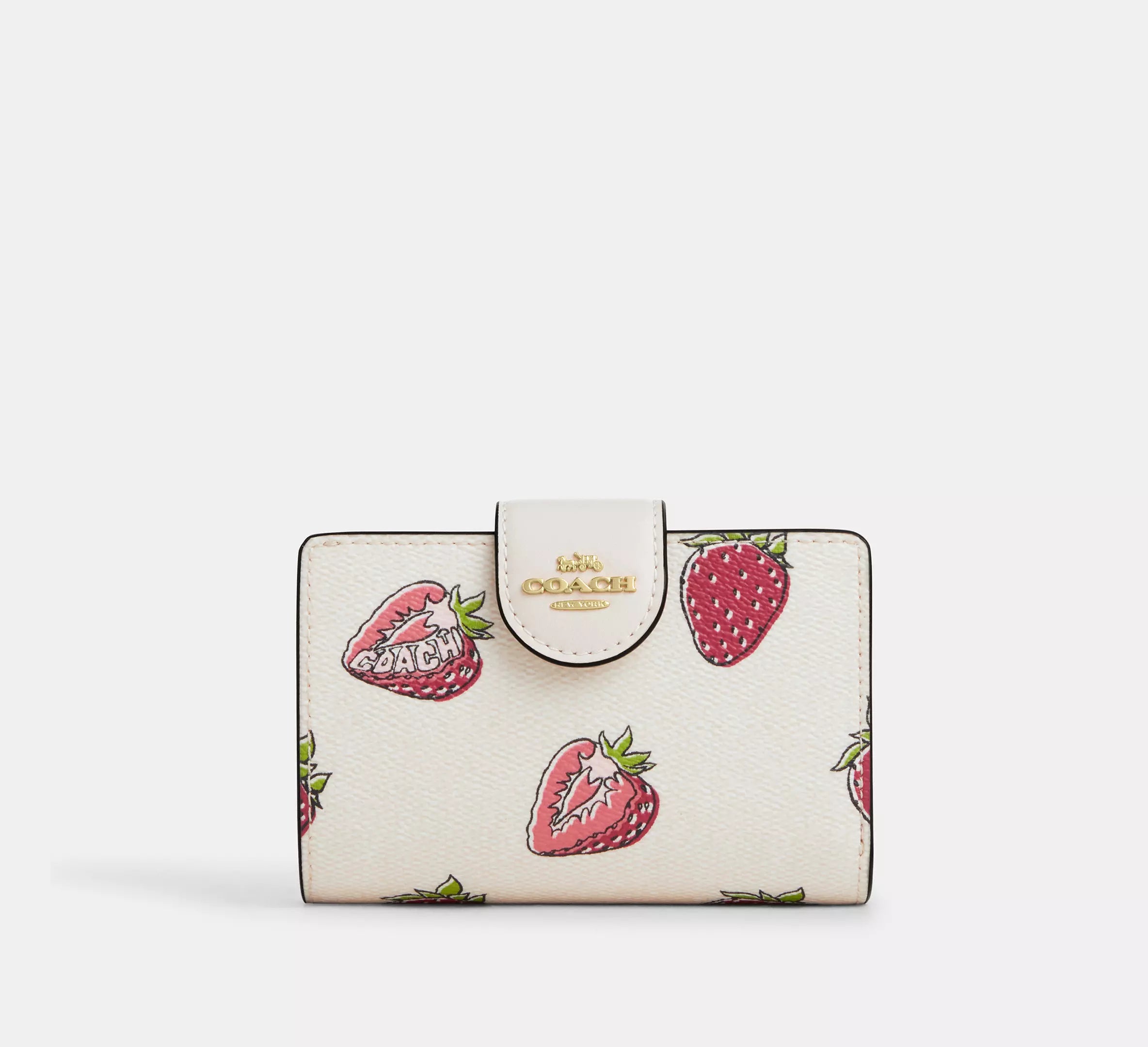 Medium Corner Zip Wallet In Signature Canvas