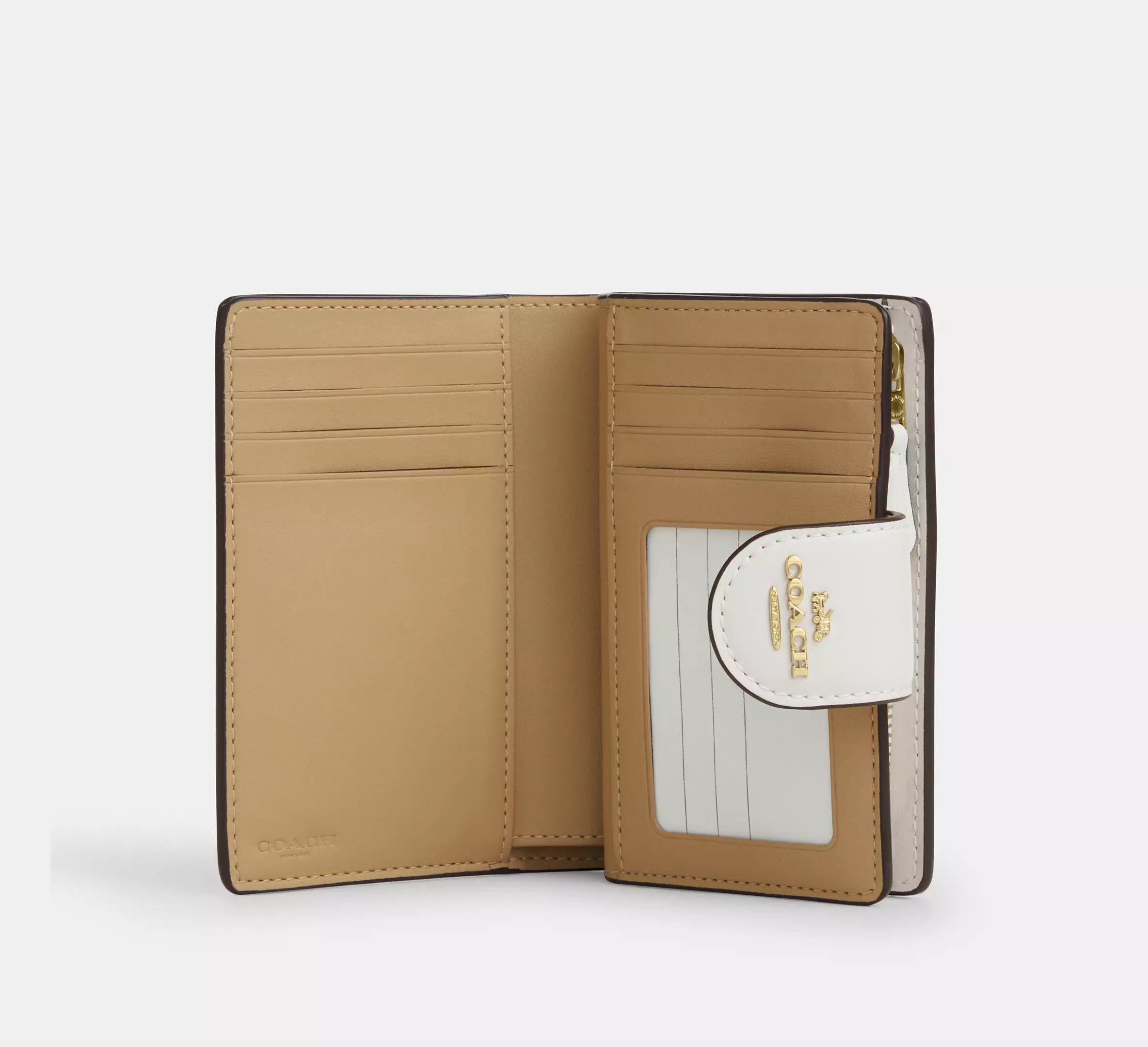 Medium Corner Zip Wallet In Signature Canvas
