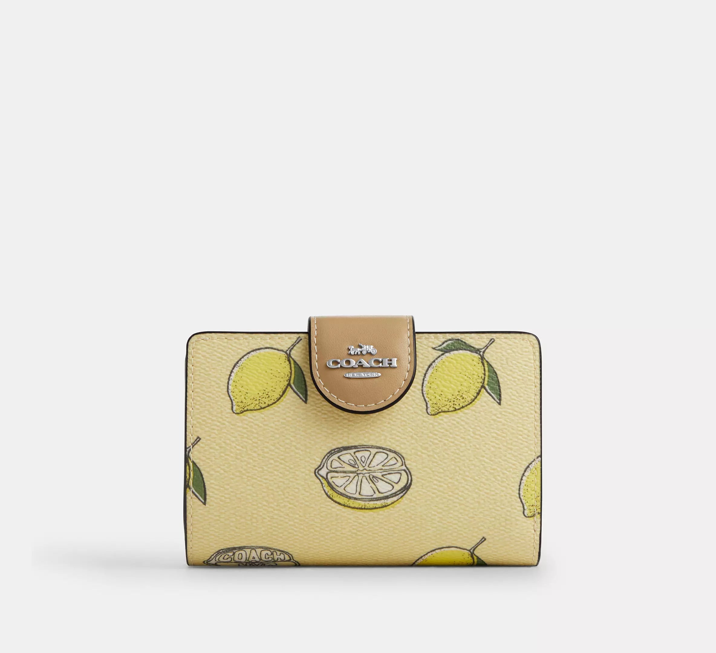 Medium Corner Zip Wallet In Signature Canvas