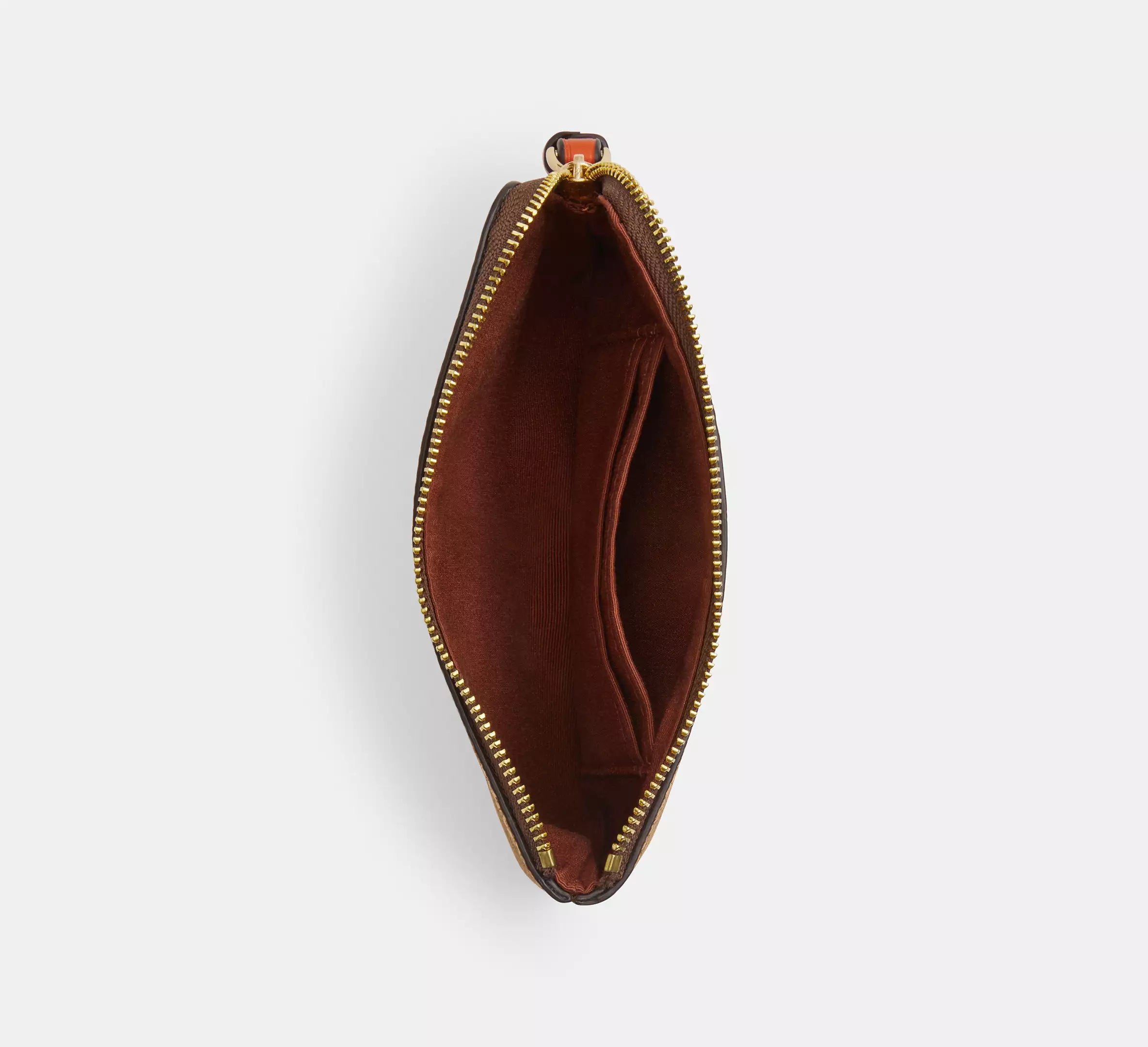 Corner Zip Wristlet In Signature Canvas