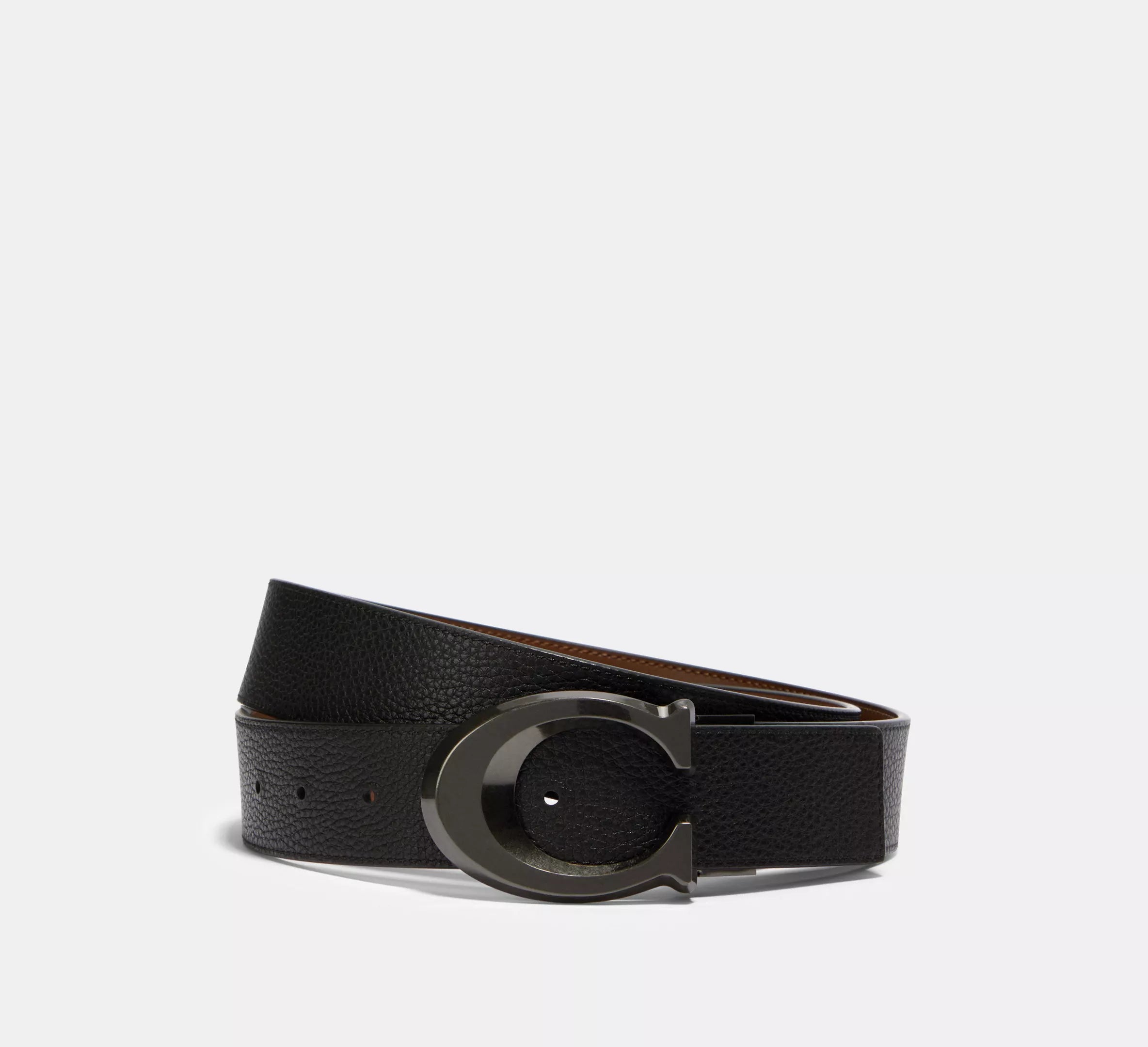 Signature Buckle Cut To Size Reversible Belt, 38 Mm