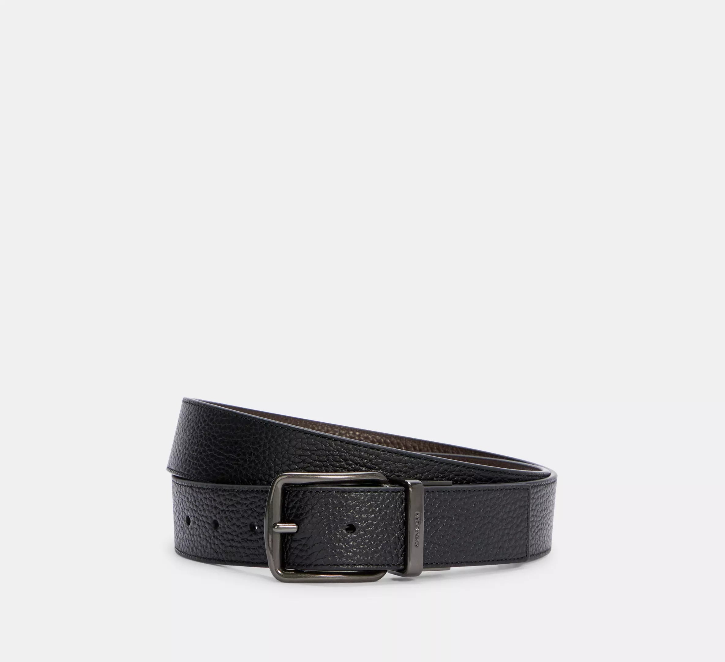 Boxed Harness Buckle Cut To Size Reversible Belt, 38 Mm